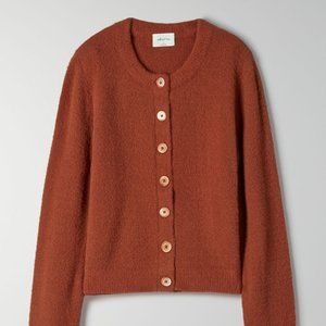 Aritzia Wilfred Shrunken Longsleeve Cardigan